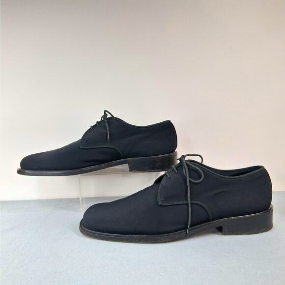 To Boot New York Lace Up Loafers Shoes Men\'s 12M Black Made in Italy main image 5